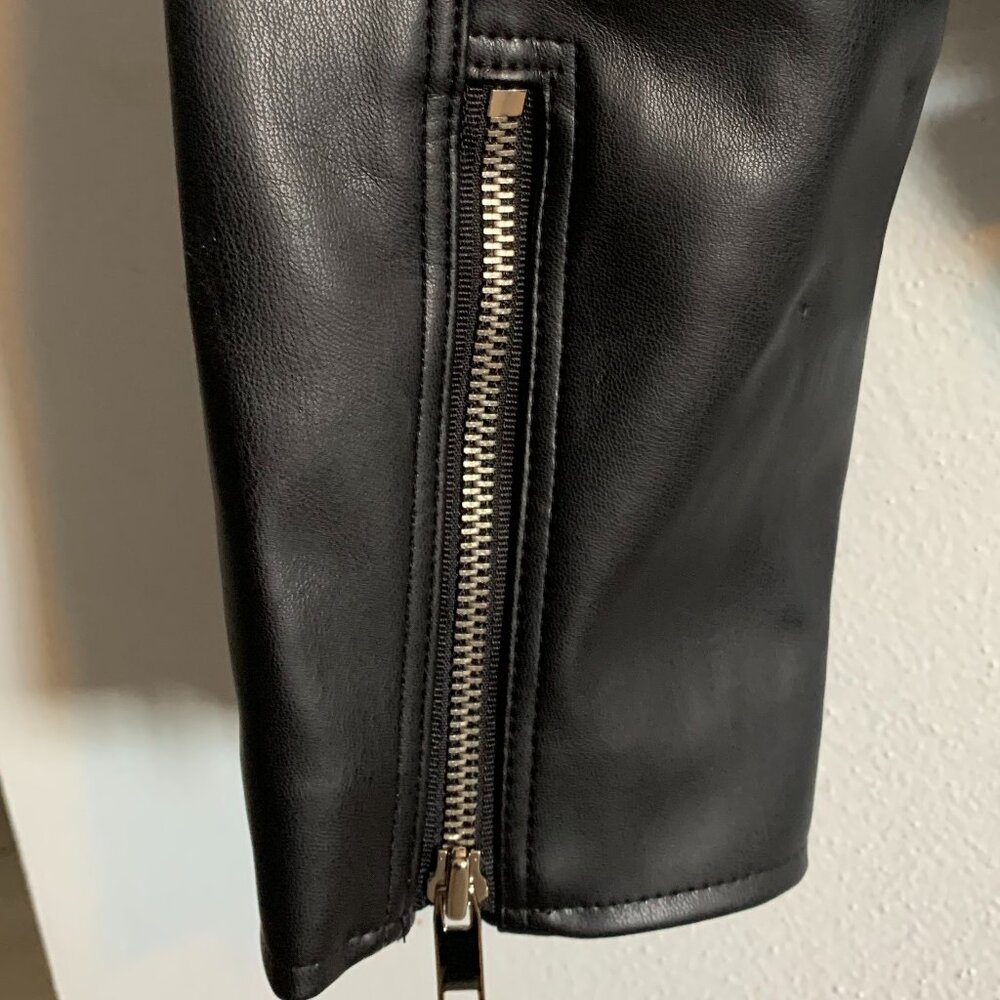 Emma Pleather Rider Jacket - NWT - Picture 4 of 5